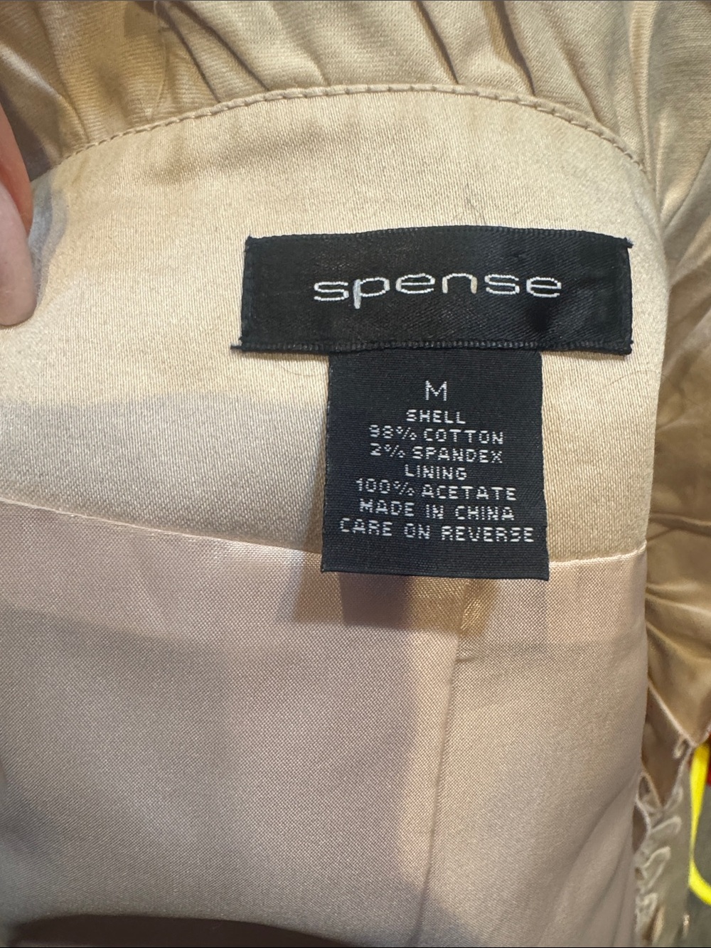 Spense Cream Ruffle-Trimmed Blazer - Picture 3 of 3